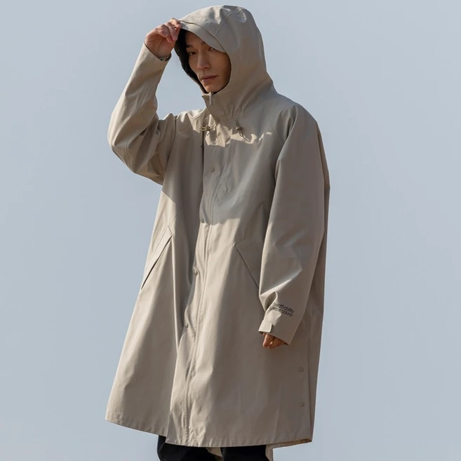 울프라운치 3레이어 시티 레인코트, XL, SAHARA, 1개