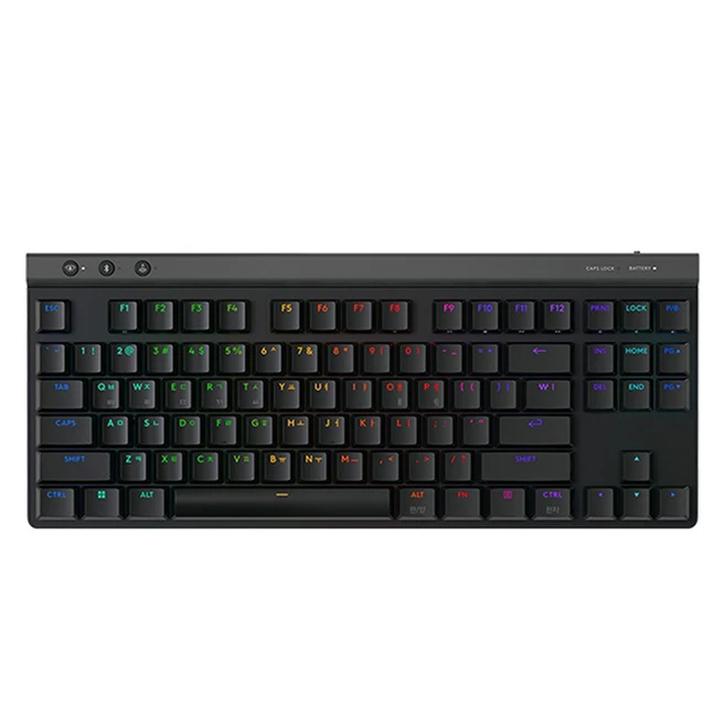 로지텍 G515 LIGHTSPEED TKL 무선 게이밍 키보드, 블랙, 920-012574, 갈축