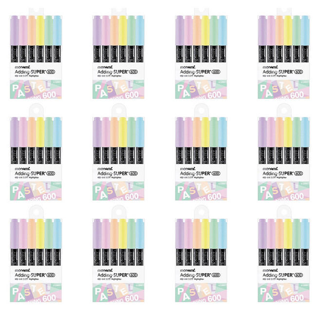 형광펜 6색 세트 추천 1등 제품