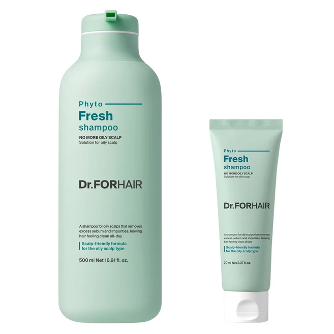 닥터포헤어 지성두피 딥 클렌징 피토프레시 샴푸 500ml + 70ml 세트, 1개
