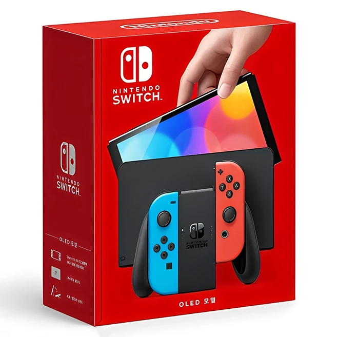 닌텐도 스위치 OLED, Nintendo Switch(네온블루 + 네온레드)