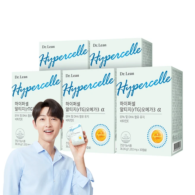 닥터린 하이퍼셀 알티지 rTG 오메가3 알파, 30정, 5개