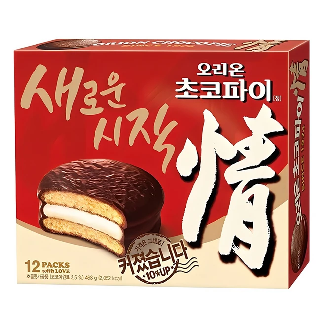 오리온초코파이 정, 468g, 1개