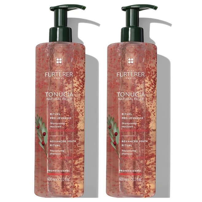 르네휘테르 토뉘시아 플럼핑 샴푸, 2개, 600ml
