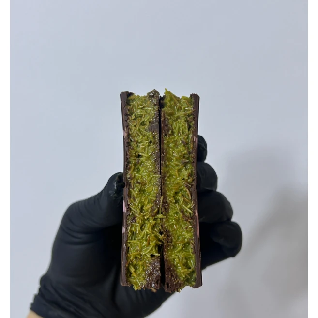 두바이 초콜릿 피스타치오 카다이프면 수제 두바이초콜렛 슈가플라이, 220g, 1개