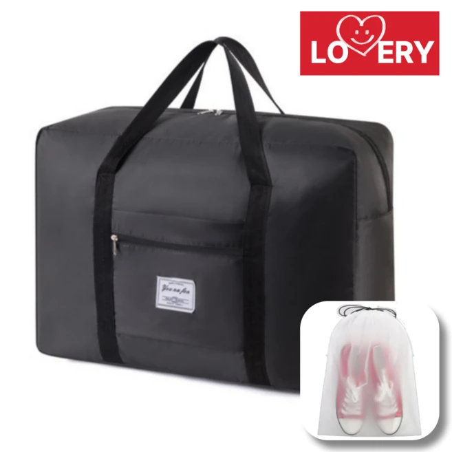 러베리 여행용 보스턴백 접이식 여행 캐리어 결합 보조가방