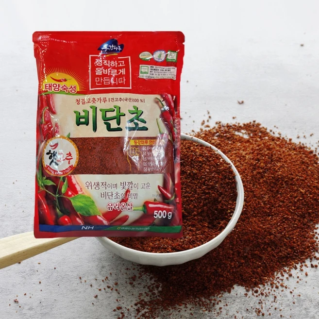영월농협 동강마루 청결 고춧가루 보통맛 1kg 3kg, 500g, 1개