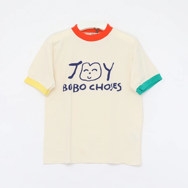 보보쇼즈 25SS 스마일 프린트 반팔 여아 티셔츠 B125AC014 199