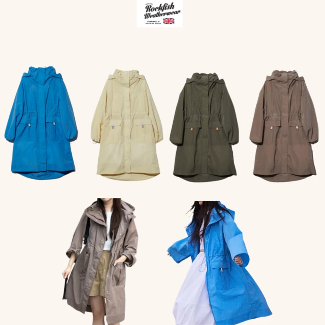 (국내정품) 락피쉬웨더웨어 우비 레인코트 RIPSTOP WIND & RAIN PROOF COAT