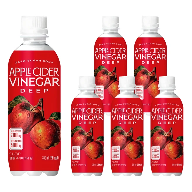 클룹 애사비소다 딥, 350ml, 6개