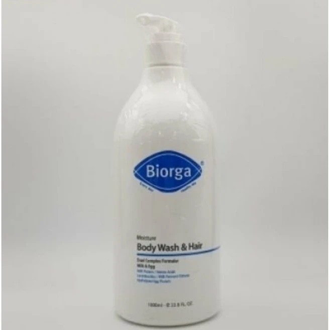 [2개] 바이오가 모이스처 헤어&바디클렌져 유아 임산부 올인원 1000ml 대용량, 1L, 2개
