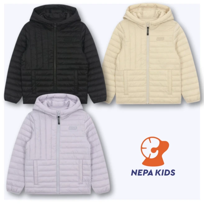 (백화점정품) 네파키즈 아동 경량 패딩 110-165