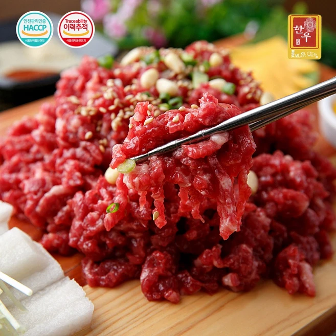 폴비락 한우 1등급 육회200g(냉장)+특제소스, 200g, 1개