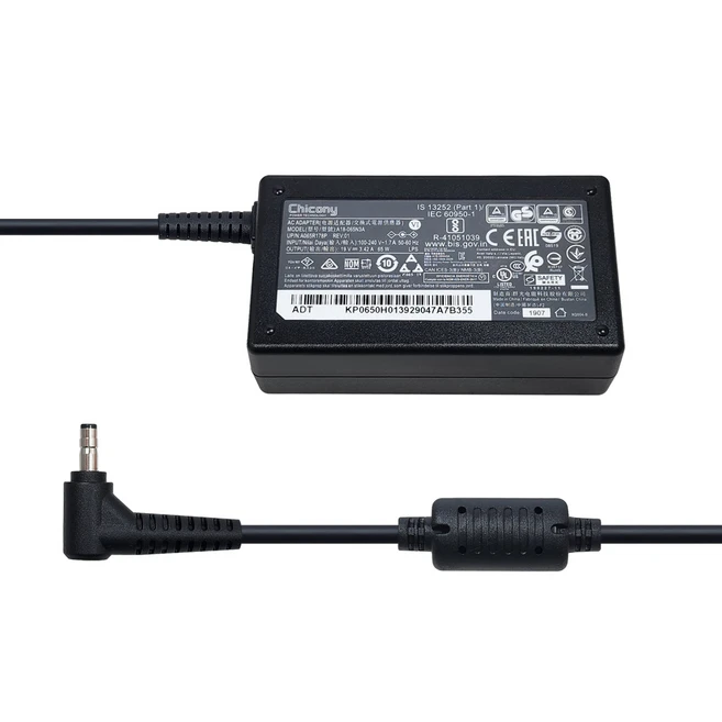 LG 울트라PC 15U50P 15UD50P 15U40Q 15UD40Q 노트북 충전기 전원 어댑터 케이블 19V 3.42A 65W, 1개