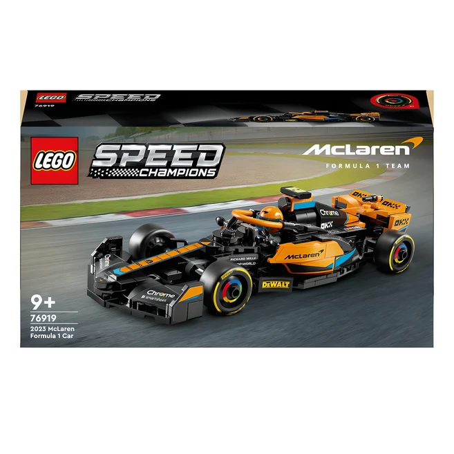 레고 스피드챔피언 76919 2023 McLaren Formula 1 레이스카, 혼합 색상, 1개