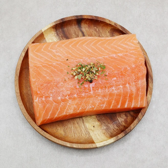 거성푸드 생 연어 (냉동) 1kg 1팩, 1개