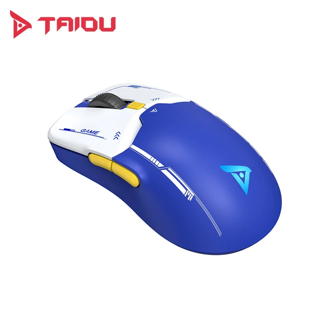 TAIDU 타이두 TSG608Pro 초경량 무선 블루투스 게이밍 마우스, 블루