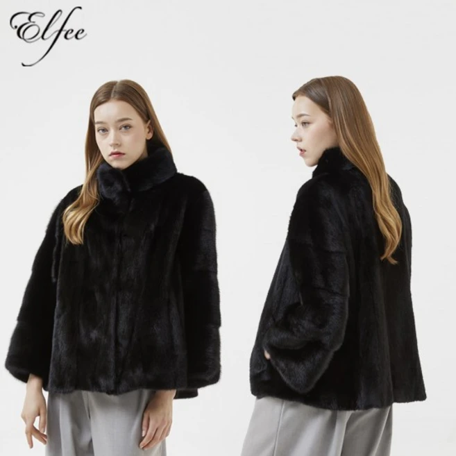 진도모피 [최초가 2190000원] 진도 Elfee 휘메일 밍크 자켓 (E7W3EJ07)761718