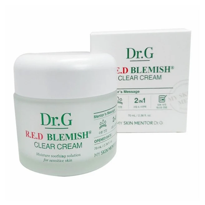 Dr.G 닥터지 레드 블레미쉬 클리어 크림 70ml, 4개