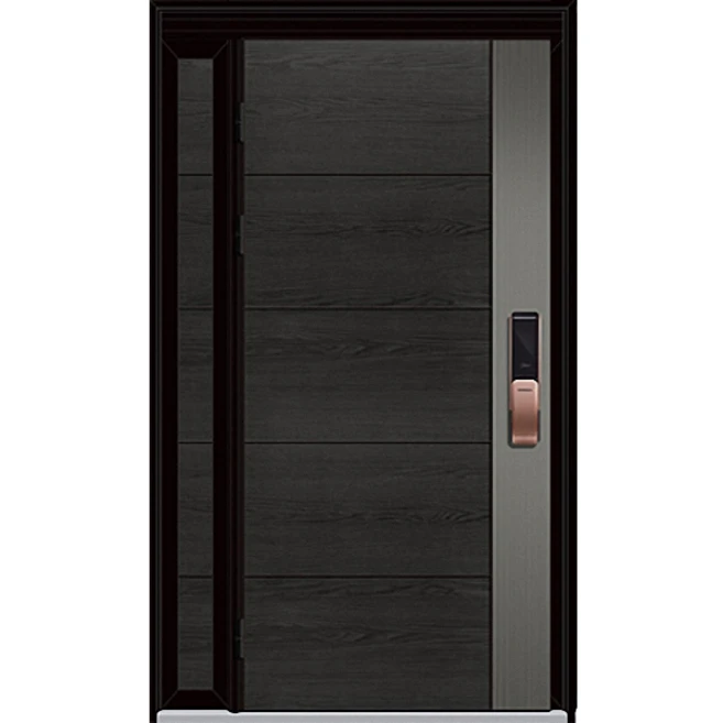 단열현관문 / 로이도어 1123 / 전원주택 현관문 / 펜션현관문 / 주택현관문 / 단열도어, 좌소대, 남마있음, SB+DS(실키블루+다크서스), 1개