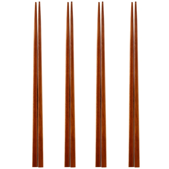 옻칠 대추나무 우드 젓가락 23.5cm, 단품, 4개