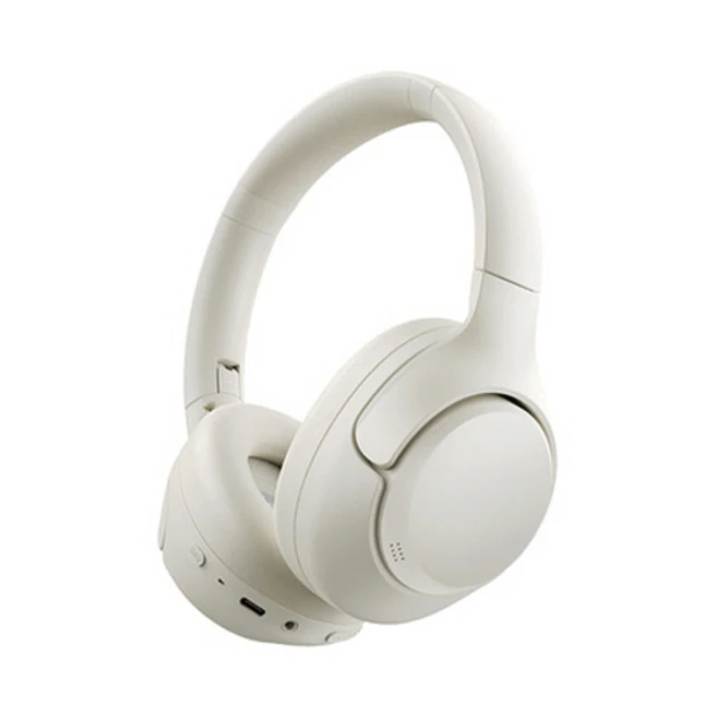 QCY 액티브 노이즈캔슬링 블루투스 헤드셋, 베이지, QCY H3 ANC APP HEADSET
