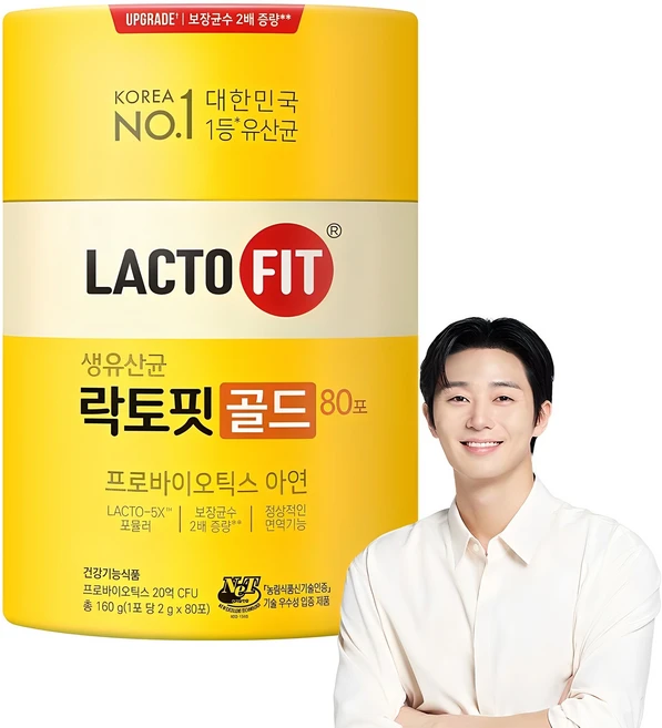 락토핏 골드 80포, 160g, 1개