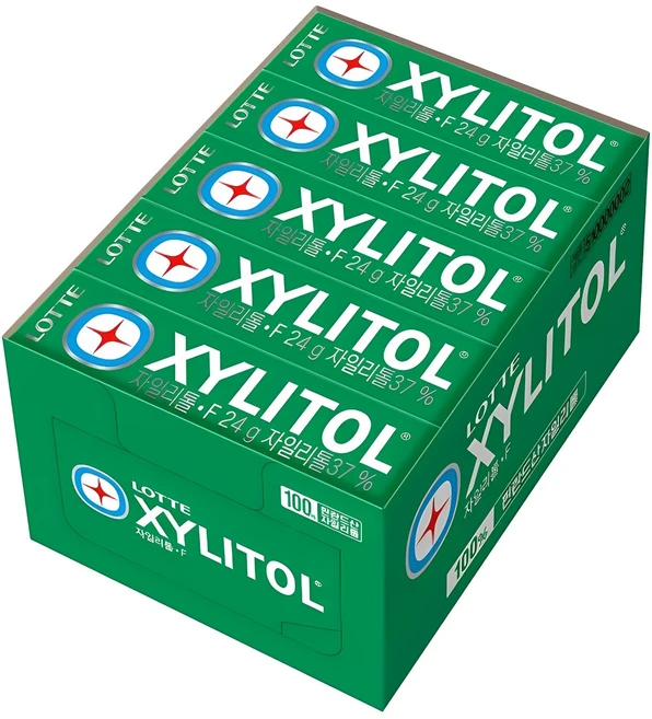 롯데자일리톨 껌, 24g, 15개