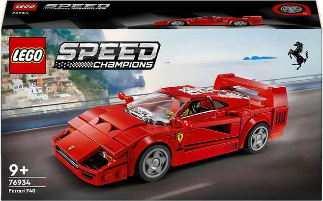 레고 스피드챔피언 76934 Ferrari F40 슈퍼카, 혼합색상, 1개