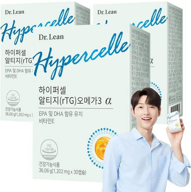 닥터린 하이퍼셀 알티지 오메가3 알파, 30정, 3개