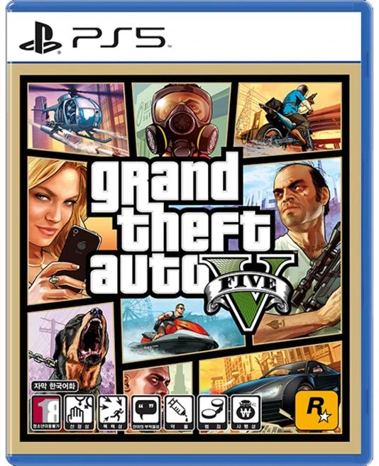 락스타 게임즈 그랜드 테프트 오토 V (GTA 5), 4K/60프레임, 울트라 PC급 그래픽, 한글 자막