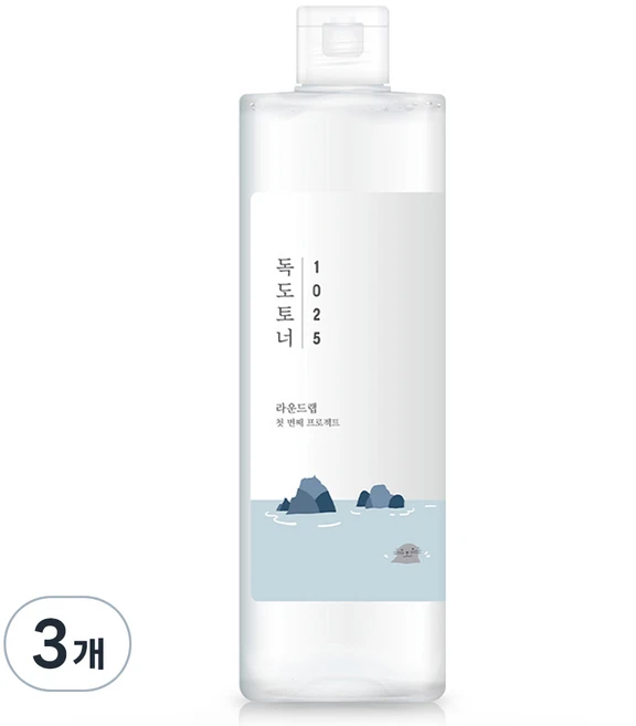 라운드랩 독도 토너, 500ml, 3개