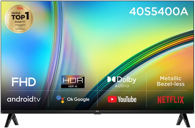 TCL FHD LED 안드로이드 TV, 100cm(40인치), 40S5400A, 스탠드형, 고객직접설치