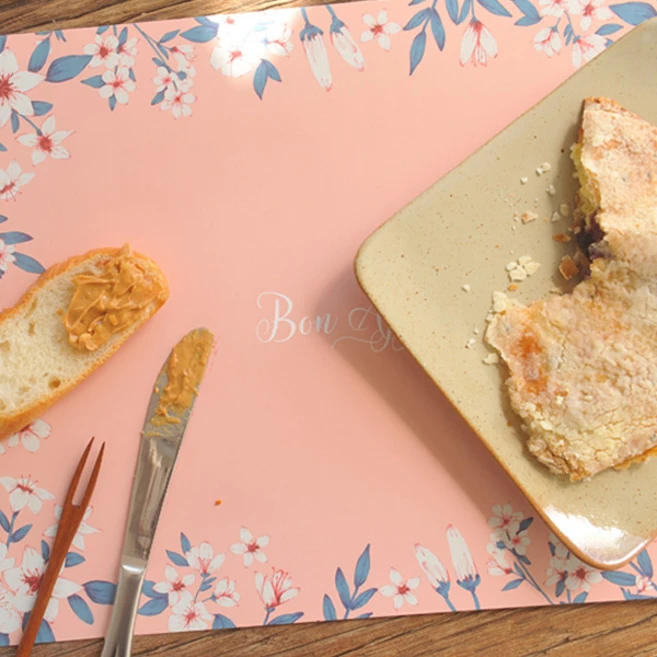 모노라이크 해피데이즈 플레이스 매트 Elegant flower 32p, Peach, 410 x 275mm