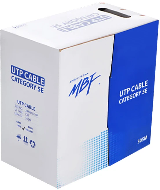 MBF CAT.5E 옥외용 초고속 UTP 랜케이블, 305m (MBF-C5E305BK)