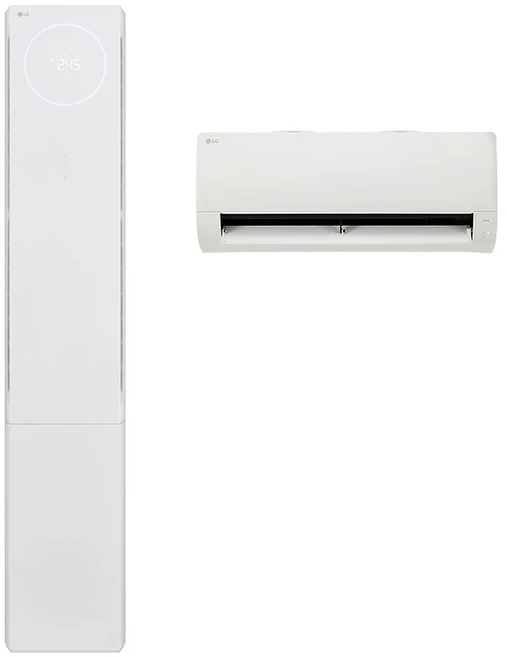 LG전자 인버터 74.5㎡+18.7㎡ 휘센 오브제컬렉션 뷰2 2in1 에어컨 2시리즈 FQ22EU2EA2 방문설치, 일반배관형