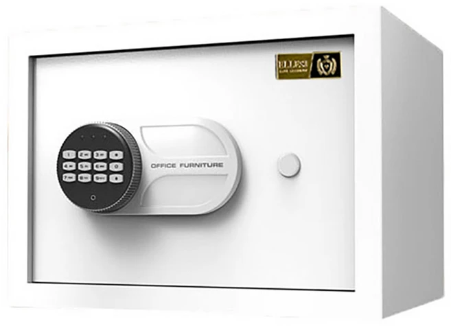 엘르시 디지털 금고 터치 ELS-30H, 화이트