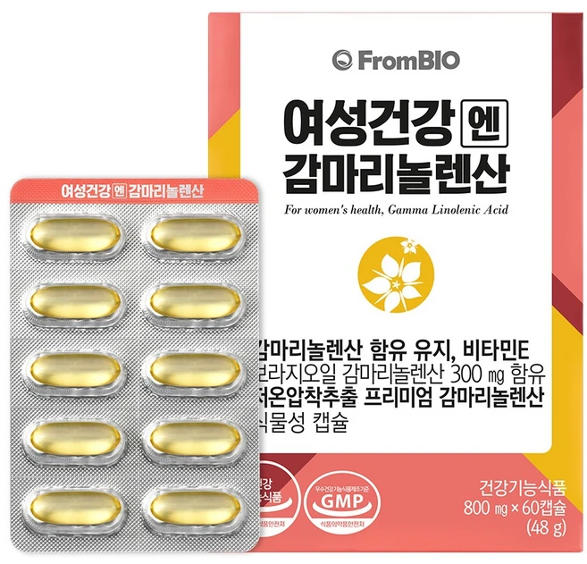 프롬바이오 여성건강엔 감마리놀렌산 영양제, 60정, 1개