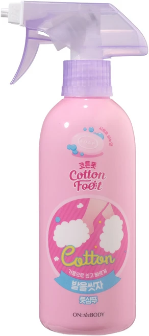 온더바디 코튼풋 발을 씻자 풋샴푸 비누향, 1개입, 1개, 385ml