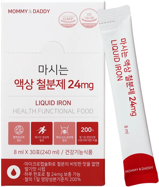 마미앤대디 마시는 액상 철분제 24mg, 240ml, 1개
