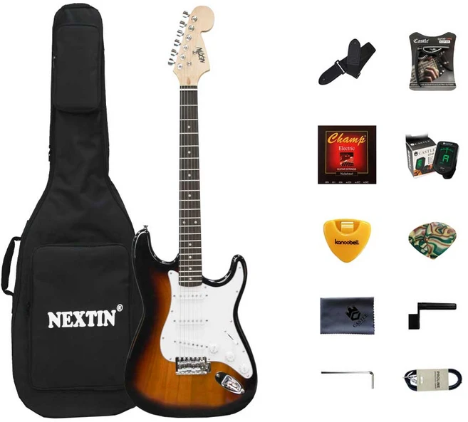 넥스틴 일렉 기타, SUNBURST, 1개, NXT-100E
