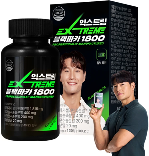익스트림 블랙마카 1800, 120정, 1개
