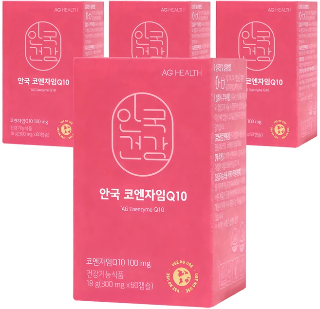 안국건강 코엔자임Q10, 60정, 4개