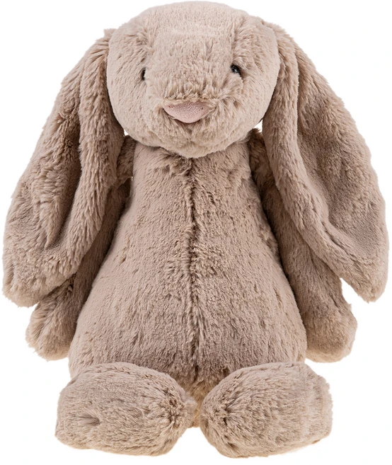 젤리캣 바쉬풀 버니 M 애착인형, 31cm, 베이지, 1개