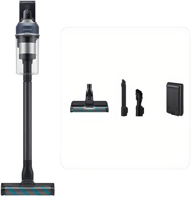 삼성전자 BESPOKE 제트 무선 청소기 210W VS20C954AQB 고객직접설치, 미드나잇블루