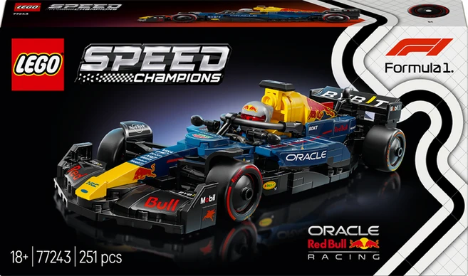 레고 스피드 챔피언 Oracle Red Bull Racing RB20 F1 레이스 카 77243, 혼합색상, 1개