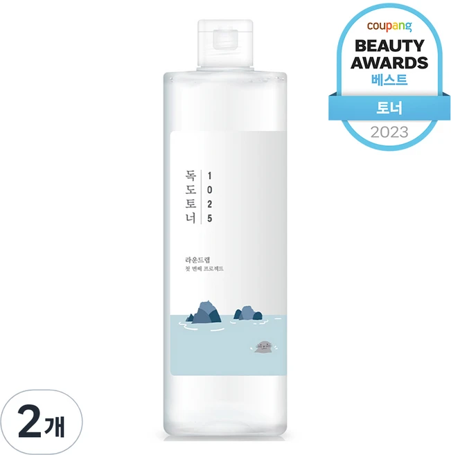 라운드랩 독도 토너, 500ml, 2개