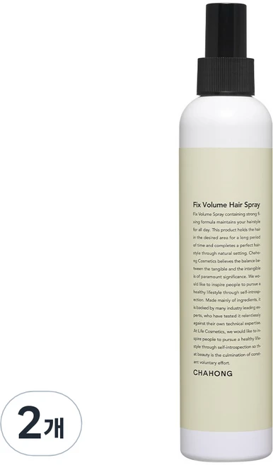 차홍 픽스 볼륨 헤어 스프레이, 250ml, 2개
