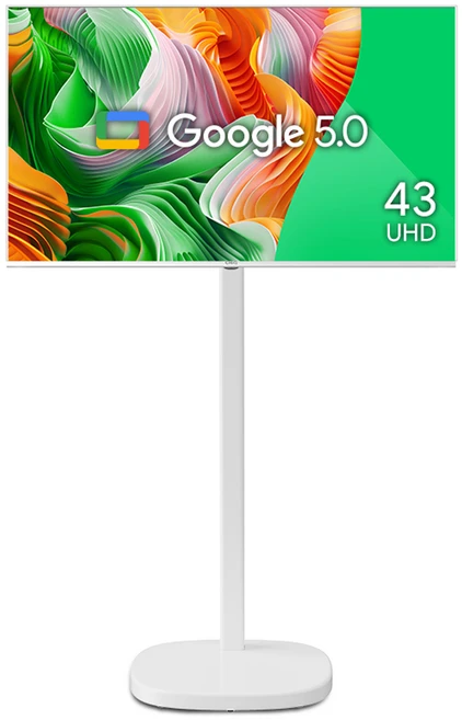 더함 4K UHD 돌비 AI 구글5.0 스마트TV 화이트 에디션 + 삼탠바이미 스탠드 큐브 세트, UA431UHD M9GP CINEMA60 2025 WHITE, 고객직접설치, 스탠드형, 109cm(43인치)
