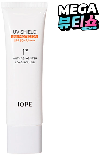 아이오페 UV 쉴드 선 프로텍터 선크림 SPF50+ PA++++, 50ml, 1개